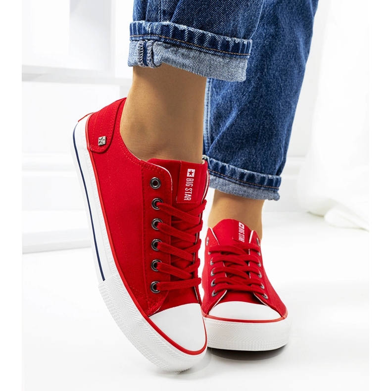 Big Star Red classic sneakers DD274339 1