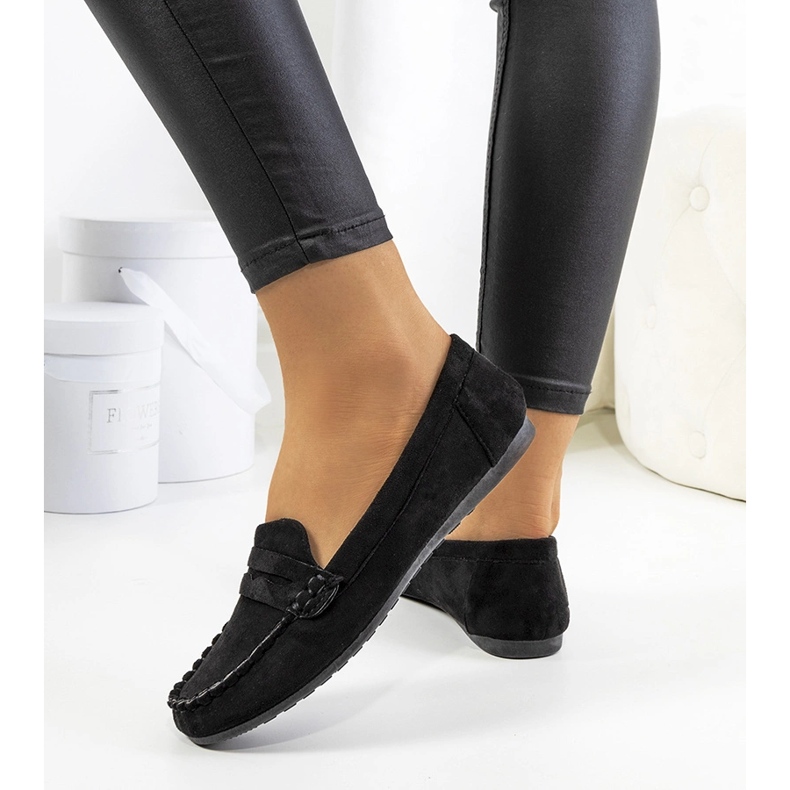 Black women's Nieves loafers 1 Black women's Nieves loafers 1