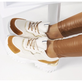 Osorio beige sports shoes 2 Osorio beige sports shoes 2