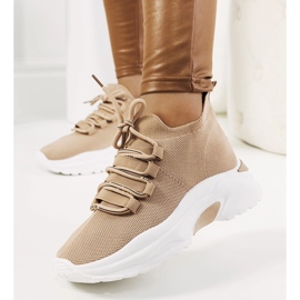 Beige women's Barraza sneakers 2