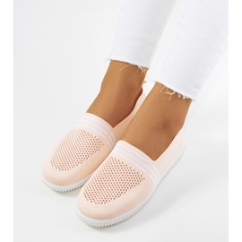 Tanya pink openwork sneakers 1