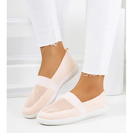 Tanya pink openwork sneakers 2