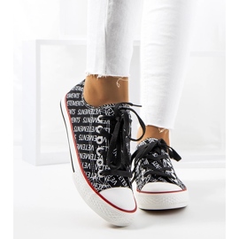 Black Ellis women's sneakers 1
