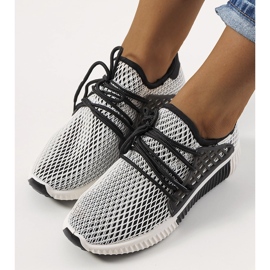 Black and white sports shoes from Coles 1