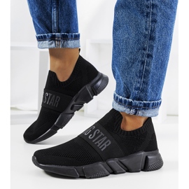 Black Big Star sports shoes JJ274296 2