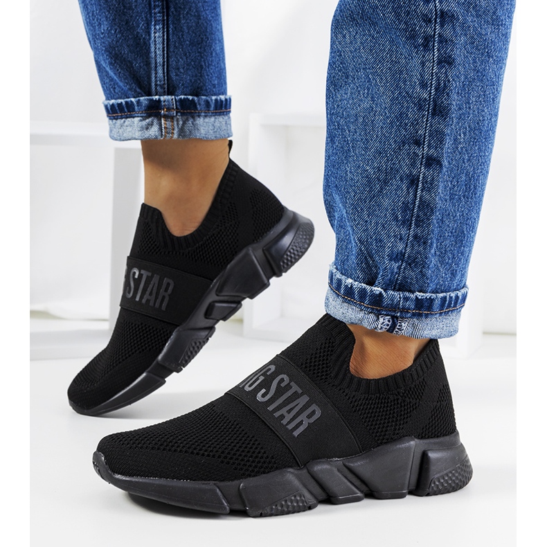 Black Big Star sports shoes JJ274296 2