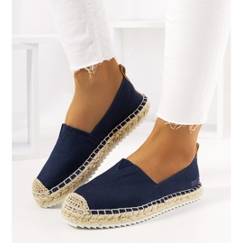 Big Star women's navy blue espadrilles HH274500 1 Big Star women's navy blue espadrilles HH274500 1
