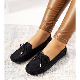 Black Wilma loafers 1