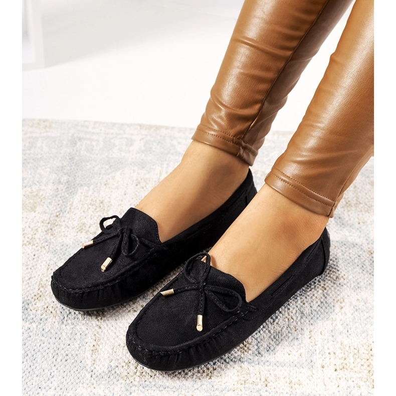 Black Wilma loafers 1