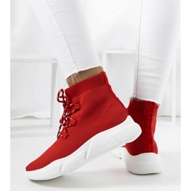 Maryann red trainers 2