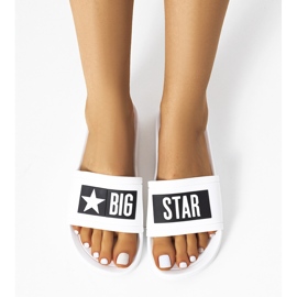 White women's Big Star DD274A264 slippers 1 White women's Big Star DD274A264 slippers 1
