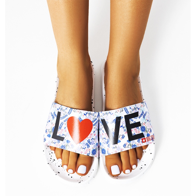White slippers Love Big Star DD274A256 multicolored 1