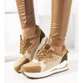 Brown sneakers for women Eryn sports shoes 1