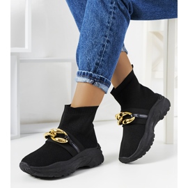 Black high-top sneakers from Martin 1