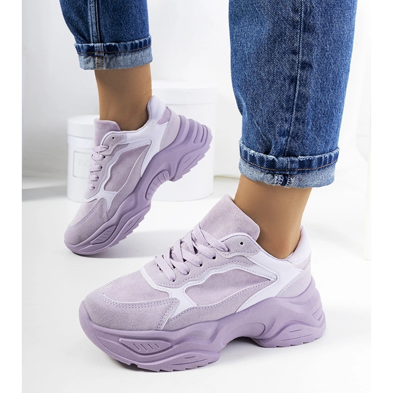 Violet Genovesia sneakers 1
