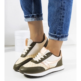 Green women's Chiara sneakers 1