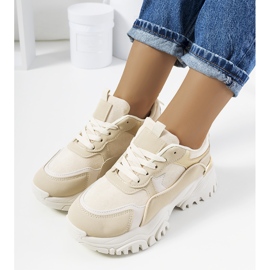 Livorno women's beige sneakers 1 Livorno women's beige sneakers 1