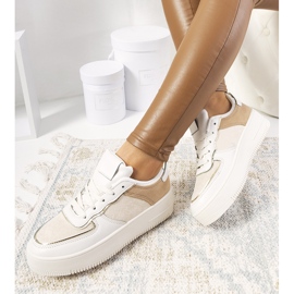 Beige women's Statela sneakers 1
