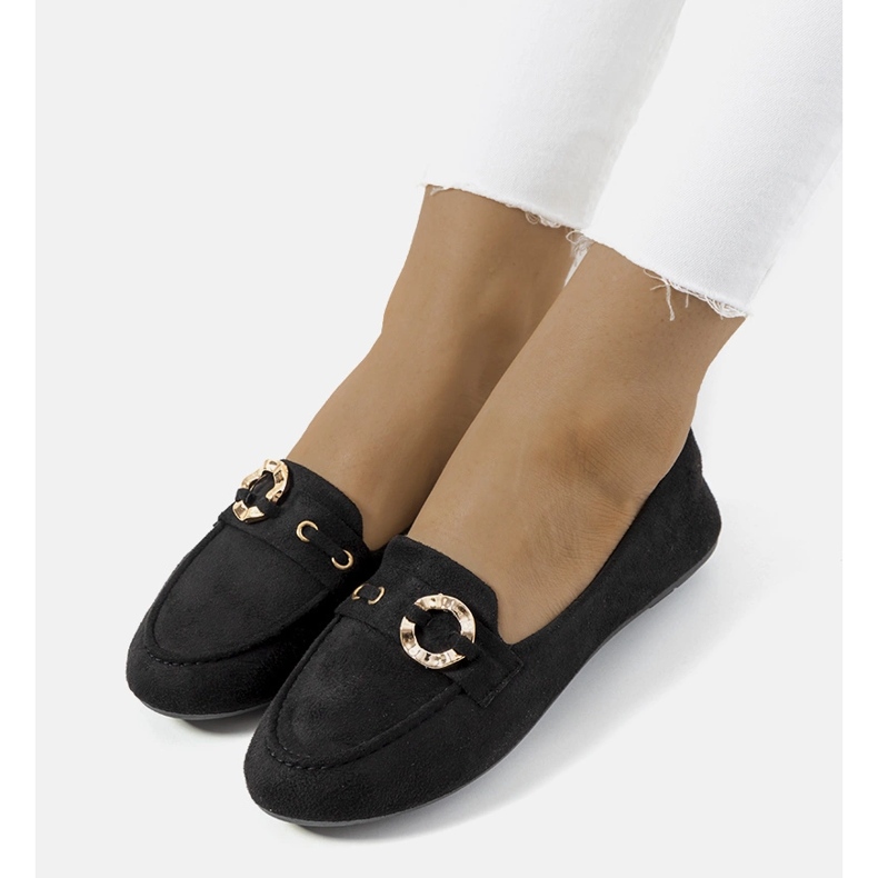 Black women's Leila loafers 1 Black women's Leila loafers 1