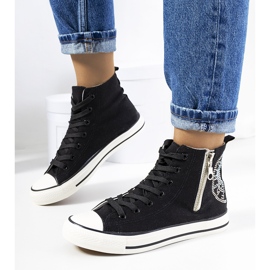 Black Vicola ankle sneakers 1