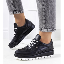 Black openwork sneakers from Assels 1