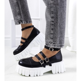 Black shoes on a tractor sole from Jonell 1