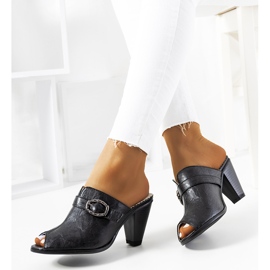 Black slippers on the Lucinda post 1