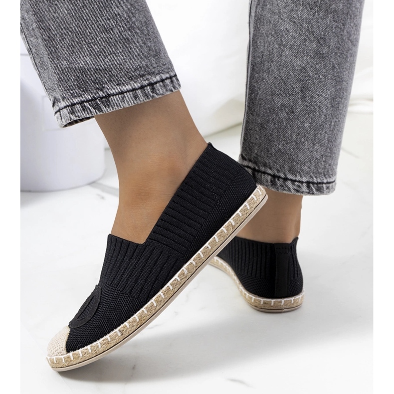 Black women's espadrilles from Dean 1
