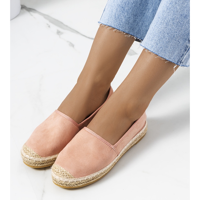 Pink women's espadrilles by Bibiana 1