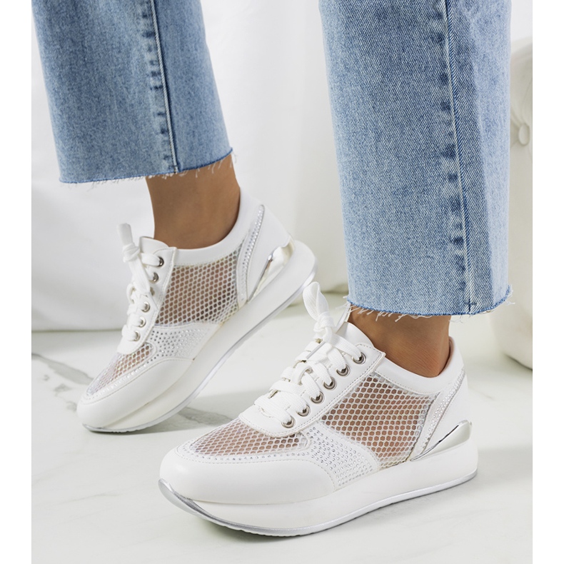 White mesh sneakers from Ilkay 1