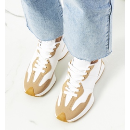 Beige Cohen women's sneakers white 1