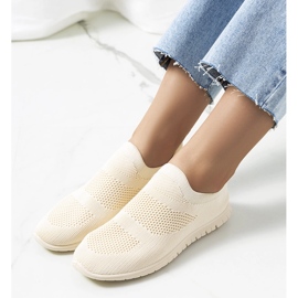 Santen beige sports sneakers 1