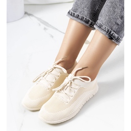 Bertens beige sports sneakers 1