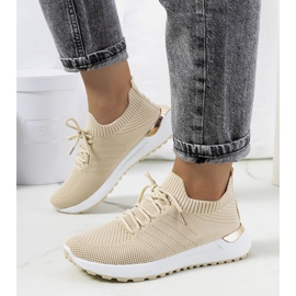 Beige Ellice sports sneakers 1