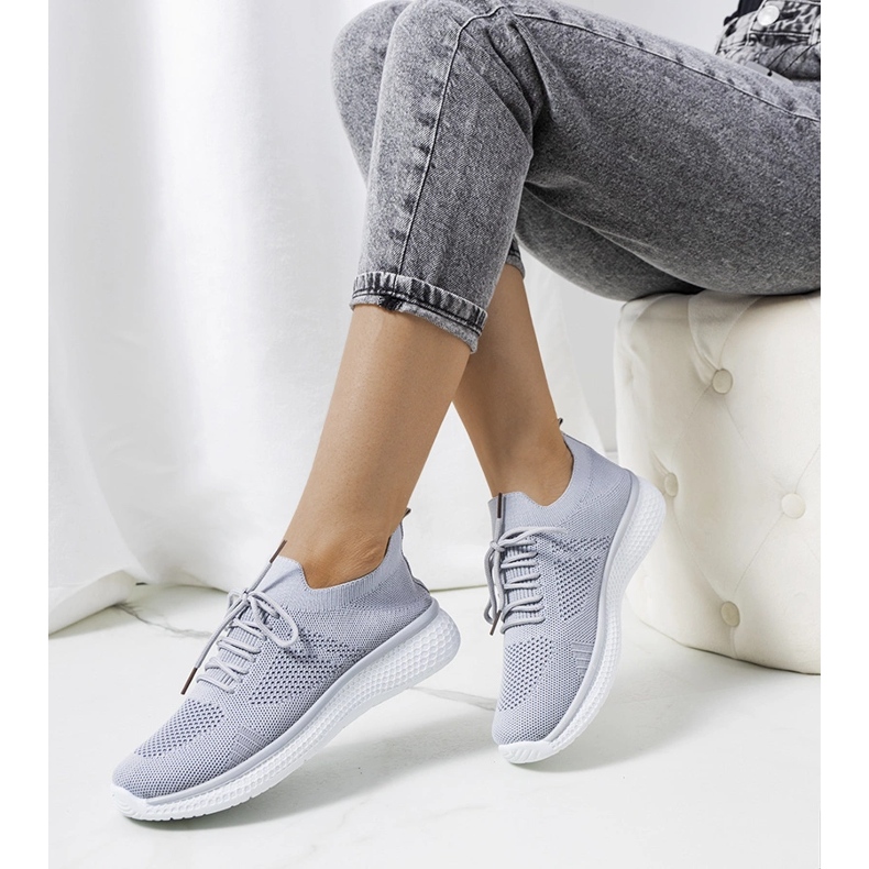 Michael's gray sports sneakers grey 1