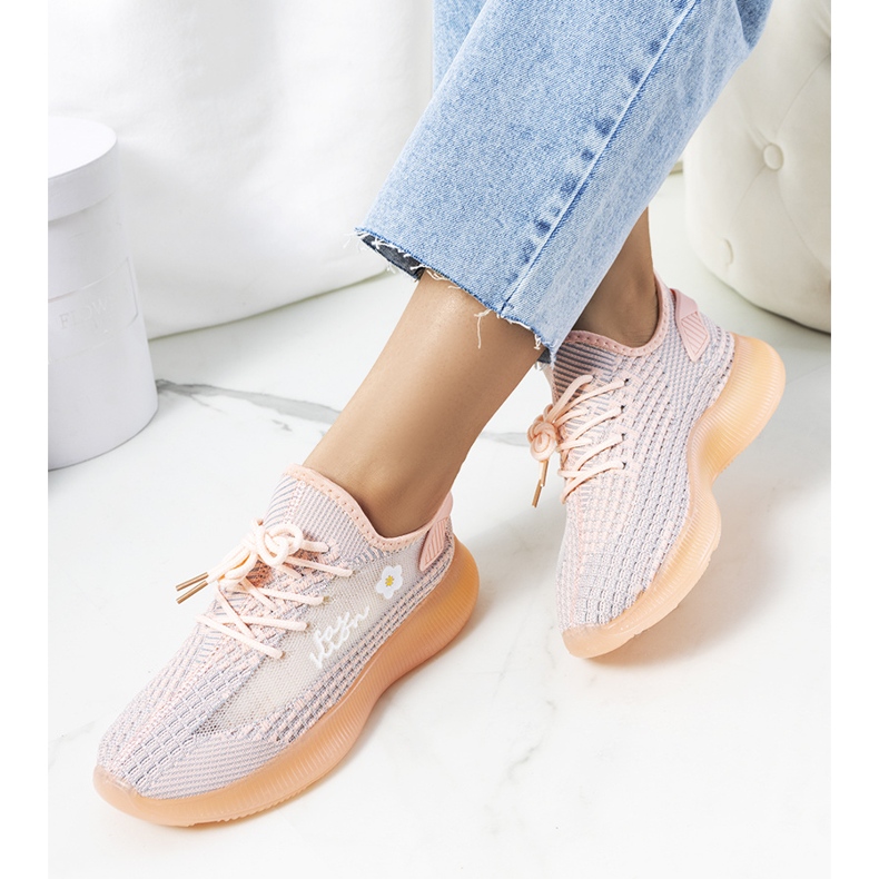 Pink Molema women's sports sneakers grey 1