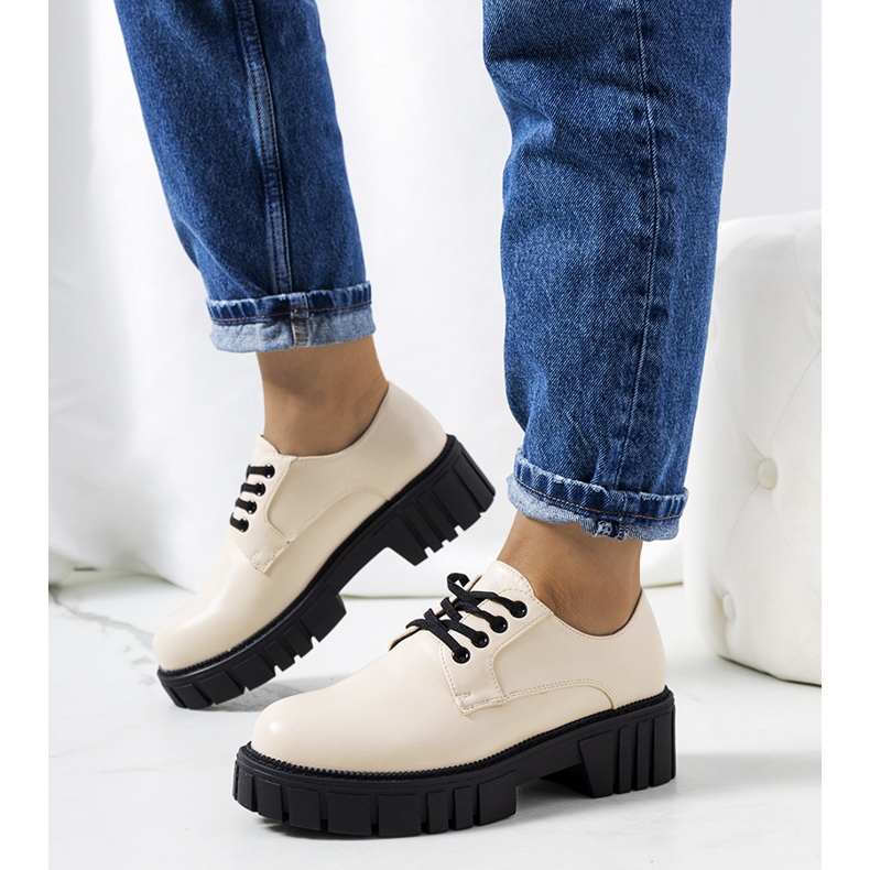 Mahsa beige women's shoes 1