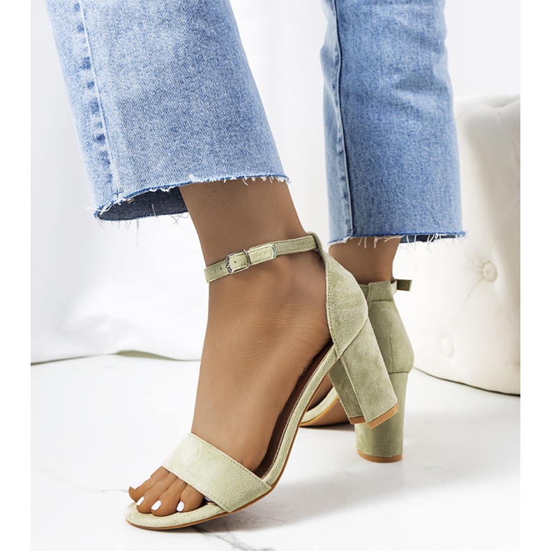 Green sandals on a Karella post 1