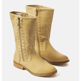 Zaina beige children's boots 1