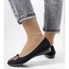 Ladies' black ballerinas Rolla 1