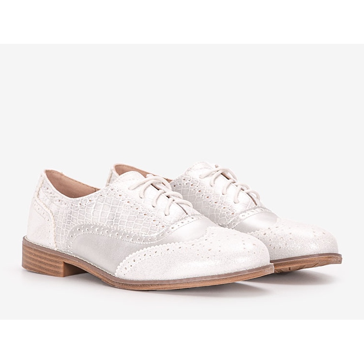 Silver oxford hot sale shoes womens