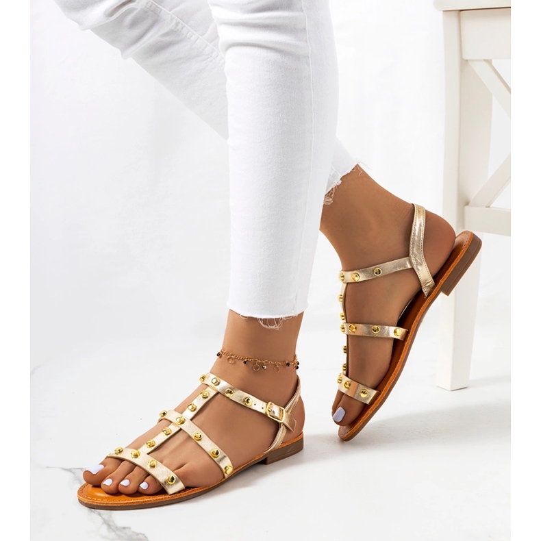 Somerset gold metallic sandals golden 1