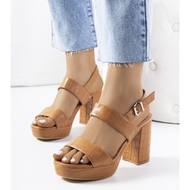 Liv's brown sandals 1