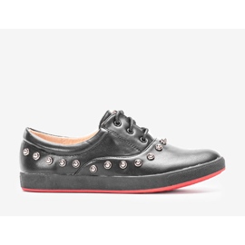 Black Kooi children's sneakers 1