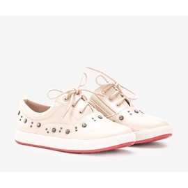 BM Fosses beige children's sneakers 1
