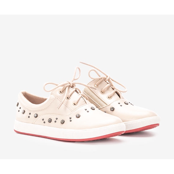 BM Fosses beige children's sneakers 1
