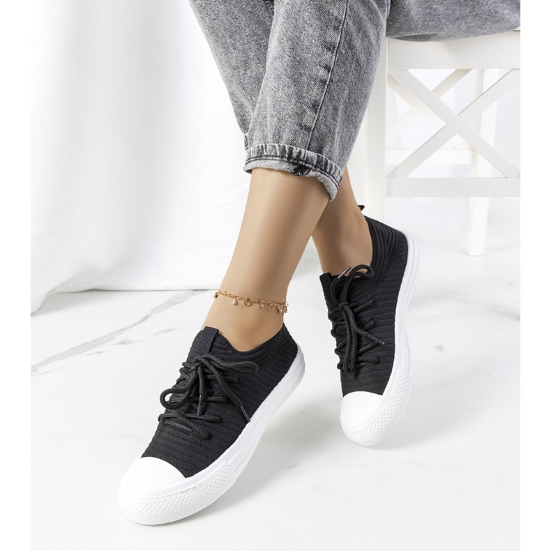 Medina black women's sneakers 1