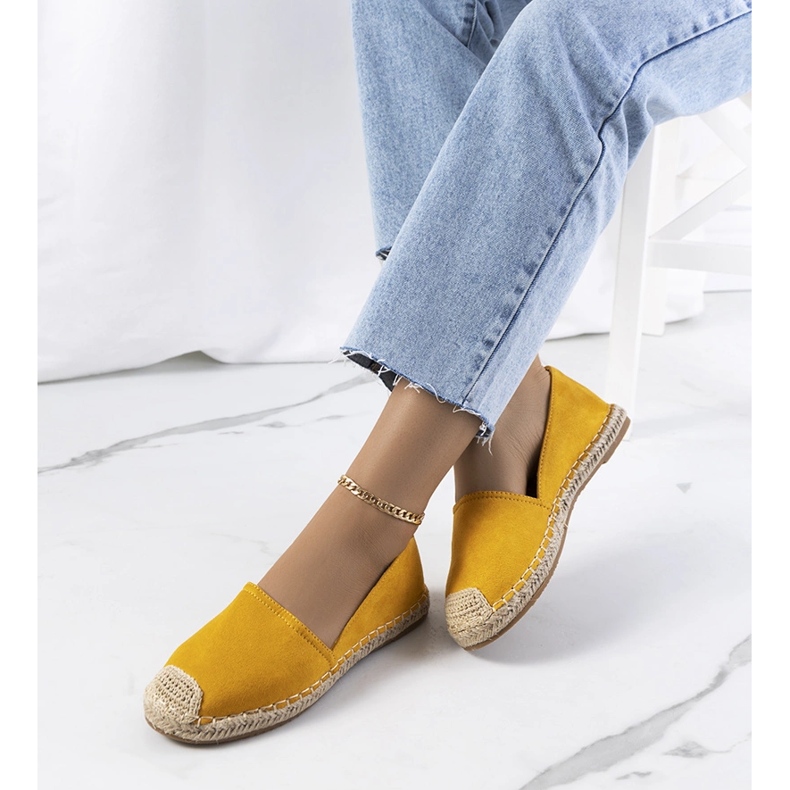 Yellow women's espadrilles from Balma 1