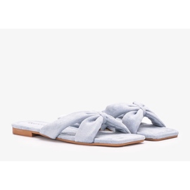Howse women's blue slippers 1
