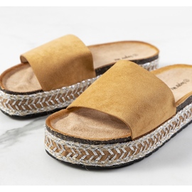 Brown sandals on the Bonython cork sole 2